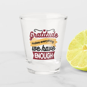 Verre A Shot Œuvres d'art de foi et de gratitude – Chrétien ins