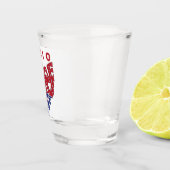 Verre A Shot Ohio surnom Word Art (Droite)