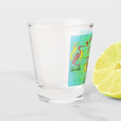 Verre A Shot Oiseaux tropicaux (Gauche)
