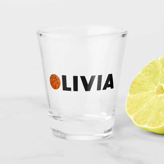 Verre A Shot Olivia Basketball (Devant)