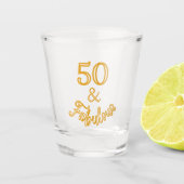 Verre A Shot Or 50 et fabuleux (Devant)