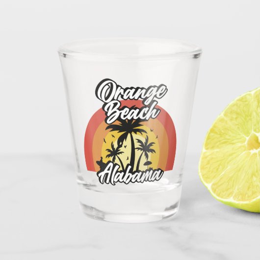 Verre A Shot Orange Beach, Alabama (Devant)