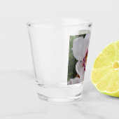 Verre A Shot Orchidée Blanche I Belle Fleur Tropicale (Gauche)