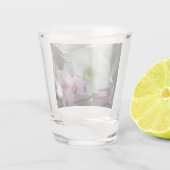Verre A Shot Orchidées blanches et violettes (Dos)