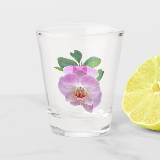 Verre A Shot Orchidées pourpres (Devant)