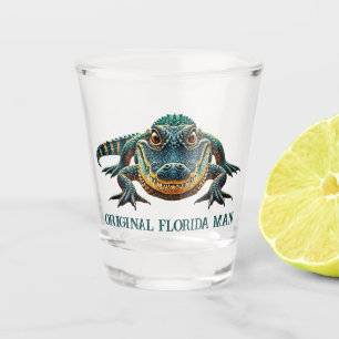 Verre A Shot Original Florida Man avec Alligator