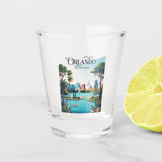 Verre A Shot Orlando Floride (Devant)