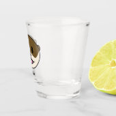 Verre A Shot Otter souriant mignon (Droite)