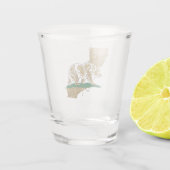Verre A Shot Ours de Californie (Dos)