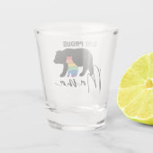 Verre A Shot Ours de fidélité familiale (Dos)