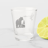 Verre A Shot Ours de Yellowstone (Dos)