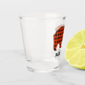 Verre A Shot Ours Mama Plaid Buffalo (Gauche)