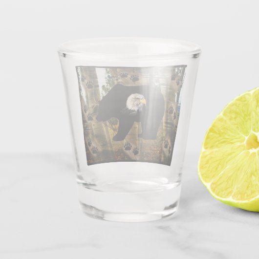 Verre A Shot Ours noir (Dos)