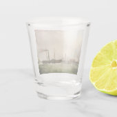 Verre A Shot Paddle Steamer Ariel 1831 (Dos)