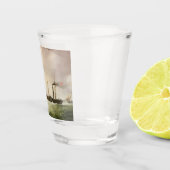 Verre A Shot Paddle Steamer Ariel 1831 (Droite)