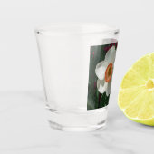 Verre A Shot Pair of Daffodils Pink and Yellow Spring Flowers (Gauche)