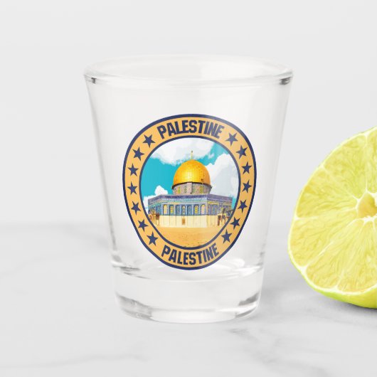 Verre A Shot Palestine (Devant)