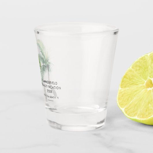 Verre A Shot Palm Tree Family Vacances Custom (Droite)