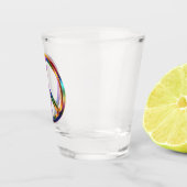 Verre A Shot Panneau de Paix Chrome (Droite)