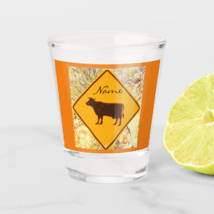 Verre A Shot Panneau de passage de vache Thunder_Cove