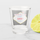 Verre A Shot Panneau Las Vegas Special Event Glass (Dos)