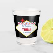 Verre A Shot Panneau Las Vegas Special Event Glass (Devant)