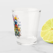 Verre A Shot Pansies colorées (Droite)
