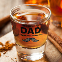 Papa appelle les chaussures | Funny Shot Glass pou