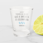 Verre A Shot Papa Baby Feet (Dos)