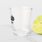 Verre A Shot Papa Date personnalisée cool personnalisé (Droite)
