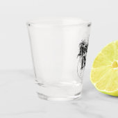 Verre A Shot Papa de hockey (Gauche)