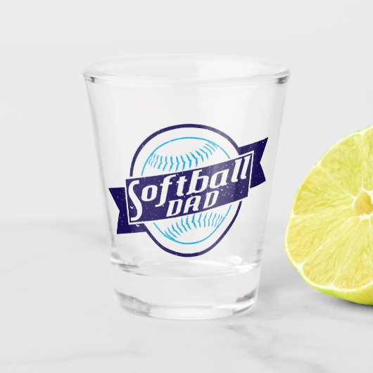 Verre A Shot Papa du softball (Devant)