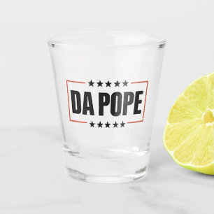 Verre A Shot Pape Léon XIV Église chrétienne Da Pape