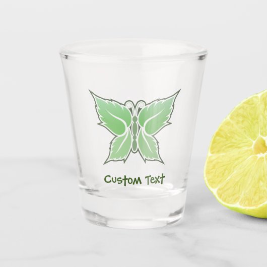 Verre A Shot Papillon à menthe (Devant)
