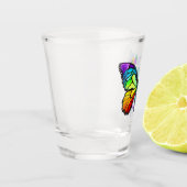Verre A Shot Papillon arc-en-ciel (Gauche)