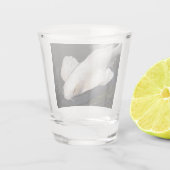 Verre A Shot Papillon blanc Koi Photo (Dos)