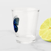 Verre A Shot Papillon bleu (Droite)