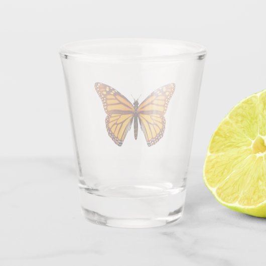 Verre A Shot Papillon monarque (Dos)