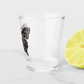 Verre A Shot Papillon noir et blanc (Droite)