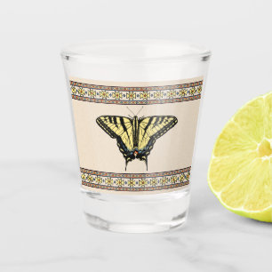 Verre A Shot Papillon Southwestern jaune Swallowtail