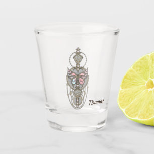 Verre A Shot Papillon stylisé