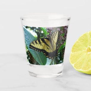 Verre A Shot Papillon Swallowtail I sur Milkweed à Shenandoah