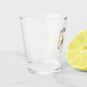Verre A Shot Papillons avec des coeurs (Gauche)