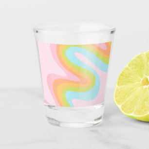 Verre A Shot Pâque arc-en-ciel pastel