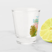 Verre A Shot Paradis des flamants roses (Gauche)