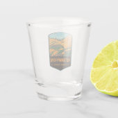 Verre A Shot Parc d'état de la grotte Pictograph (Dos)