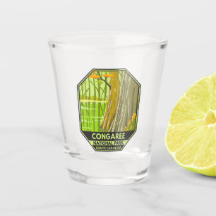 Verre A Shot Parc national de Congaree Caroline du Sud Rétro