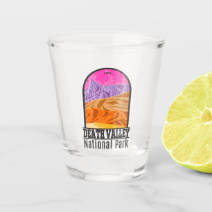 Verre A Shot Parc national de Death Valley Dunes de sable Vinta