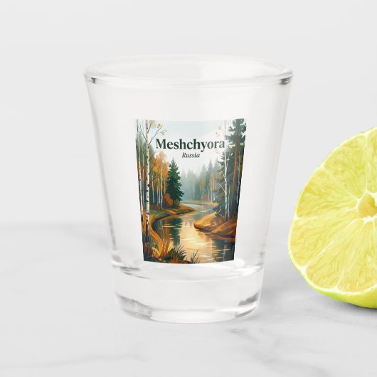 Verre A Shot Parc national de Meshchyora Russie (Devant)