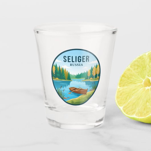 Verre A Shot Parc national de Seliger Russie (Devant)